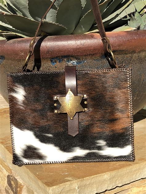 handmade cowhide purses